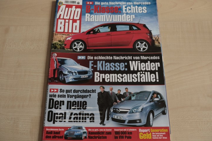Deckblatt Auto Bild (06/2005)